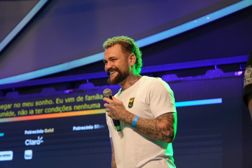 Palestra Na Raça, no Foco e nos Reels com Vini Rodrigues, atleta paralímpico.